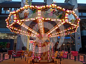 Childs Fun Fair Ride with Lights