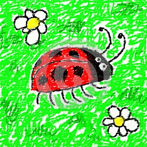 Childs ladybug photo