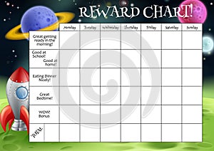 Childs Reward or Chore Chart photo