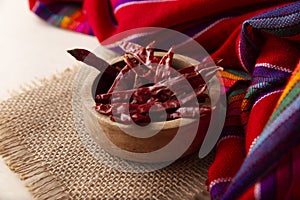 Chile de Arbol Closeup photo