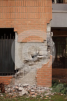 Chile Earthquake damage photo