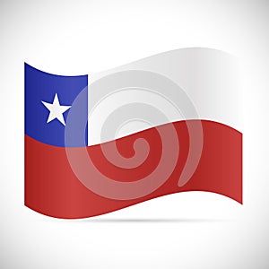 Chile Flag Illustration