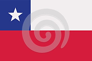 Chile flag vector
