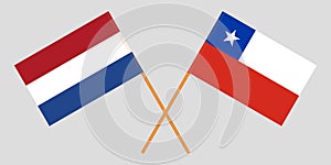 Chile and Netherlands. The Chilean and Netherlandish flags