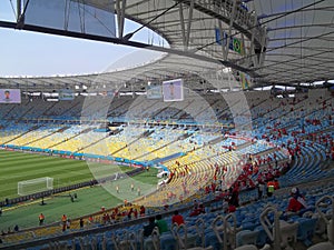 Chile and Spain in MaracanÃÂ£