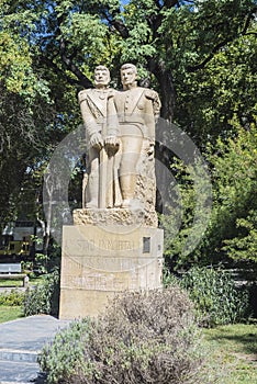 Chile Square in Mendoza, Argentina.