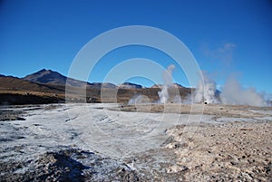 Chilean geysers photo
