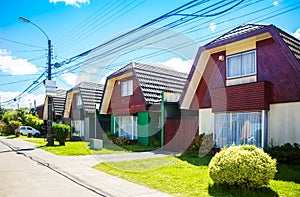 Chilean houses in Valdivia