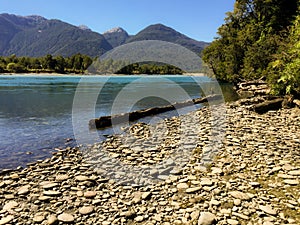 Chilean patagonia landscape