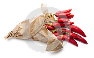 Chili in paper bags