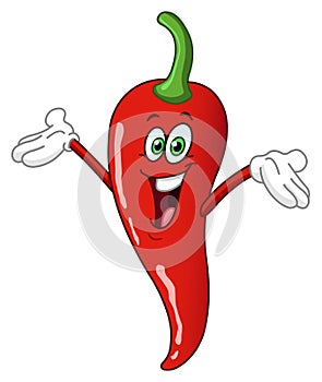 Chili pepper cartoon