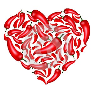 Chili Pepper Heart