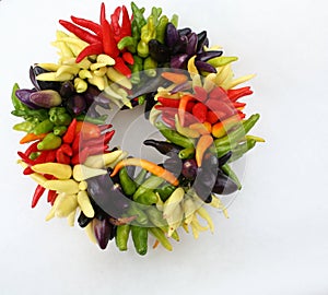 Chili Pepper Wreath