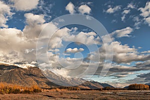 Chilkat mountains in fall