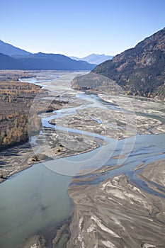 Chilkat River in Fall