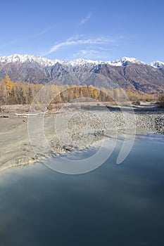 Chilkat River in Fall