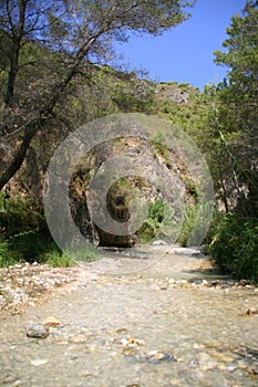 Chillar river, Nerja, Malaga photo