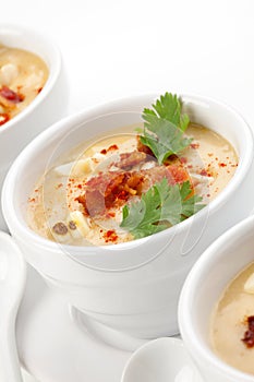 Chilled Corn and Bacon Soup