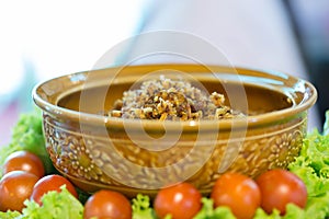 Chilli sauce thai food and traidition