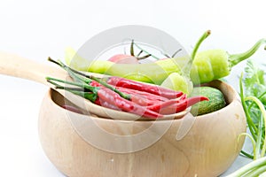 Chilli , vegetable, vegetable zucchini,Tablets colored