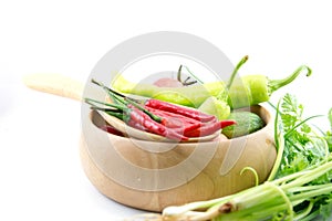Chilli , vegetable, vegetable zucchini,Tablets colored
