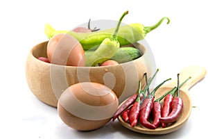 Chilli , vegetable, vegetable zucchini,Tablets colored