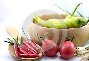 Chilli , vegetable, vegetable zucchini,Tablets colored