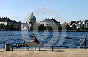 Chilling at copenhagen opera photo