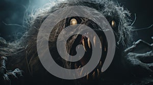 Chilling Creatures: Unreal Engine Monster With Big Fangs photo