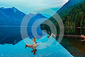 The Chilliwack Lake in the Chilliwack Lake Provincial Park, Brit