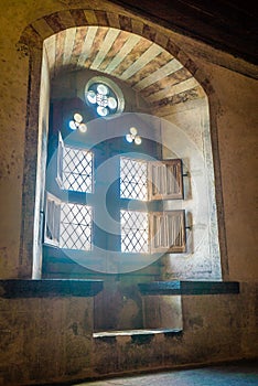 Chillon castle window