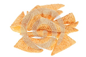 Chilly corn chips isolated
