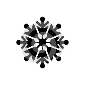 Chilly flake snowflake icon