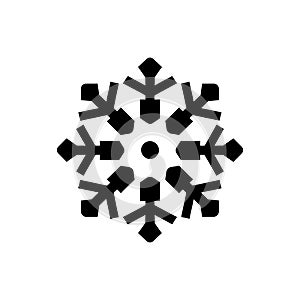 Chilly flake snowflake icon