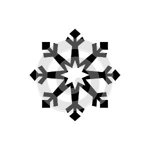 Chilly flake snowflake icon