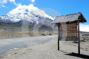 Chimborazo an inactive stratovolcano - Ecuador photo