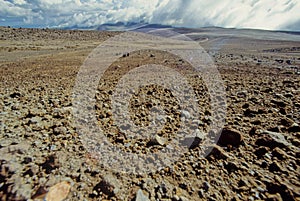 Chimborazo is a stratovolcano photo