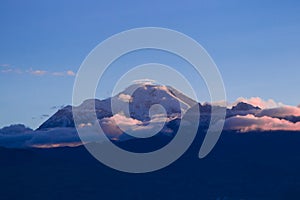 Chimborazo Volcano At Dusk