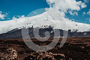 Chimborazo volcano in Ecuador, the closest point to the sun on Earth photo