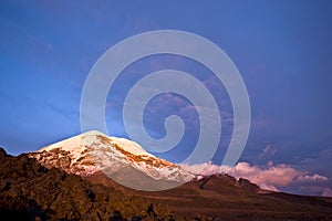 Chimborazo Volcano. Ecuador