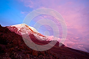 Chimborazo Volcano. Ecuador