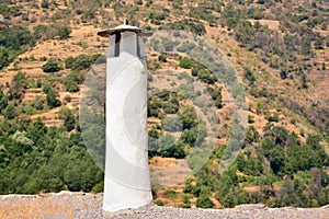 Chimeneas tÃÂ­picas de la Alpujarra de Granada photo