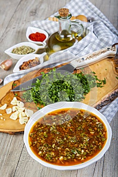 Chimichurri argentine sauce