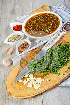 Chimichurri argentine sauce