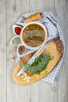 Chimichurri argentine sauce