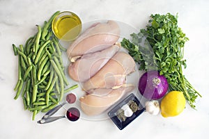 Chimichurri Chicken and Green Beans Ingredients