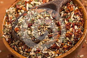 Chimichurri Herbs into a bowl