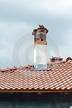 Chimney architecture in Bulgarian Koprivshtitsa