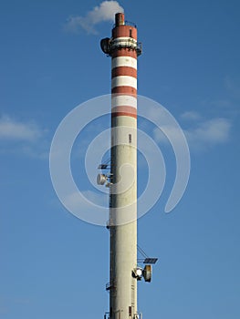 Chimney as a GSM antenna