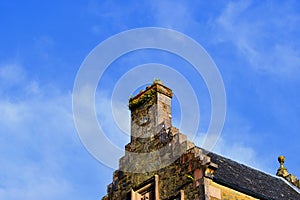 Chimney of a building